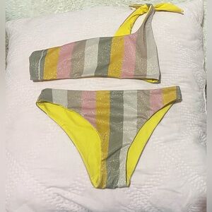 Sparkly Strip Kids Bikini